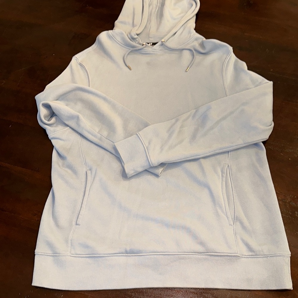 H&M Light Blue Hoodie Sweatshirt